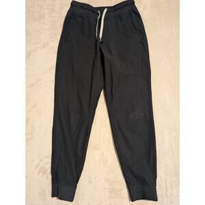 Vuori Meta Jogger Pants Mens Small Black Stretch Technical Athletic V436